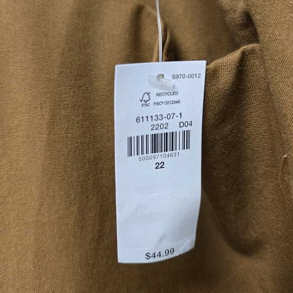 Old Navy High Rise Pixie Flare Pants Bourbon 22 - Picture 9 of 10